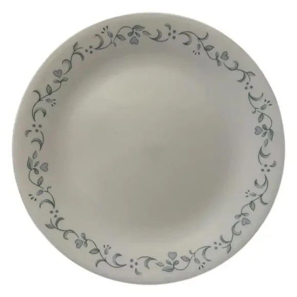 Set of 3 Corelle Country Cottage White 10” Dinner Plates - Picture 2 of 4